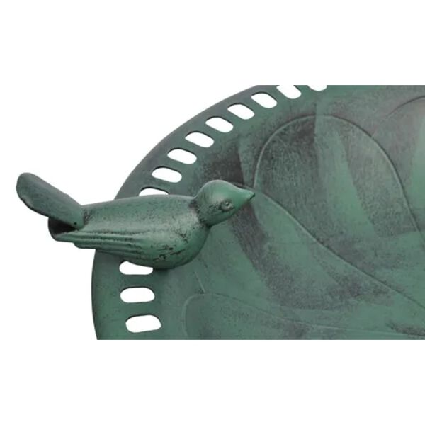 vidaXL Bain pour oiseaux avec oiseau d&eacute;coratif