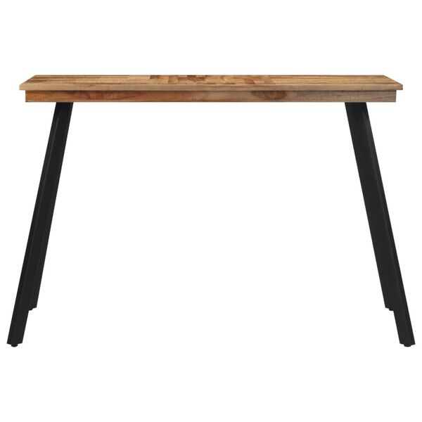 vidaXL Table &agrave; manger 120x62x76 cm bois massif de teck