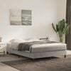 vidaXL Matelas &agrave; ressorts ensach&eacute;s 140 x 210 cm Gris clair