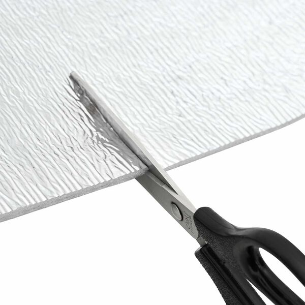 vidaXL Réflecteur de chaleur pour radiateur Argent 1 x 10 m Aluminium