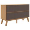 vidaXL Buffet OLDEN marron 114x43x73,5 cm bois massif de pin
