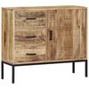 vidaXL Buffet 88x30x71 cm Bois de manguier massif