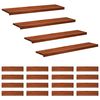 vidaXL Marches d'escalier 20 pi&egrave;ces 120 x 25 x 2 cm Marron