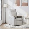 vidaXL Fauteuil inclinable gris nuage tissu