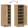 vidaXL Armoire &agrave; chaussures vieux bois 32x35x92 cm bois d'ing&eacute;nierie