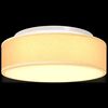 vidaXL Lampe de plafond Blanc 38 x 13,5 cm tissu