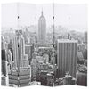 vidaXL Cloison de s&eacute;paration pliable 200x170 cm New York Noir et blanc