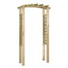 vidaXL Arche en treillis 110x60x210 cm Bois de pin massif impr&eacute;gn&eacute;