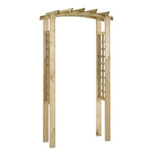 vidaXL Arche en treillis 110x60x210 cm Bois de pin massif impr&eacute;gn&eacute;