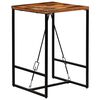 vidaXL Table de bar Bois de r&eacute;cup&eacute;ration massif 70x70x106 cm