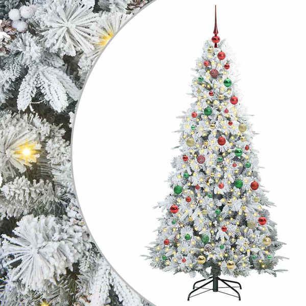 vidaXL Sapin de Noël Artificiel à Branches Articulées Vert 180 cm