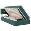 vidaXL Lit de Rangement Vert fonc&eacute; 90 x 190 cm Velours