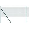 vidaXL Cl&ocirc;ture en fils soud&eacute;s pour fixation au sol 10 x 0,8 m Vert