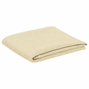 vidaXL Tissu de Table Carr&eacute; Cr&egrave;me blanc 90 x 90 cm