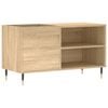 vidaXL Armoire &agrave; disques ch&ecirc;ne sonoma 85x38x48 cm bois d'ing&eacute;nierie