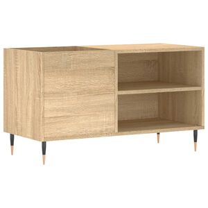 vidaXL Armoire &agrave; disques ch&ecirc;ne sonoma 85x38x48 cm bois d'ing&eacute;nierie
