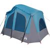 vidaXL Tente de camping de cabine 5 personnes bleu imperméable