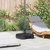 vidaXL Pied de parasol Noir 45 x 45 x 29,5 cm