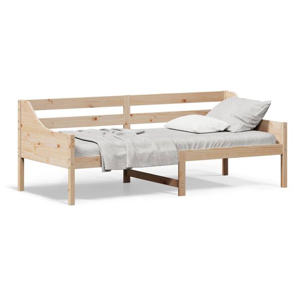 vidaXL Lit de jour sans matelas 80x200 cm bois de pin massif