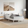 vidaXL T&ecirc;te de lit blanc 135 cm bois massif de pin
