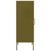 vidaXL Armoire de rangement Vert olive 42,5x35x101,5 cm Acier
