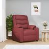 vidaXL Fauteuil Rouge bordeaux Similicuir