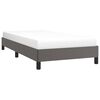 vidaXL Cadre de lit sans matelas gris 100x200 cm similicuir