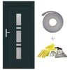 vidaXL Porte Frontale Anthracite 108 x 208 cm PVC