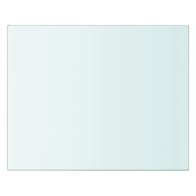 vidaXL Panneau pour étagère Verre transparent 20 x 25 cm
