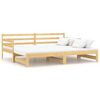 vidaXL Lit coulissant sans matelas 2x(90x200) cm