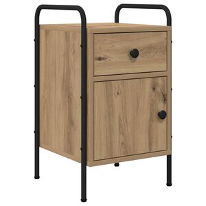 vidaXL Table de chevet Ch&ecirc;ne artisanal 35 x 36,5 x 61 cm