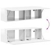 vidaXL 4 pcs Blanc brillant