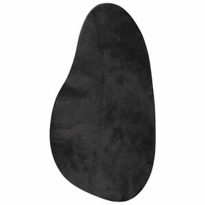 vidaXL Tapis HUARTE Noir 100 x 200 cm Polyester