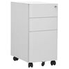vidaXL Classeur mobile Gris clair 30x45x59 cm Acier