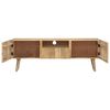 vidaXL Meuble TV 140x30x49 cm Bois de manguier massif