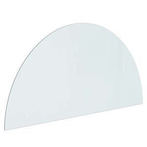 vidaXL Plaque en verre de chemin&eacute;e Transparent 1200 x 600 mm Verre