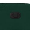 vidaXL Fauteuil inclinable vert fonc&eacute; velours