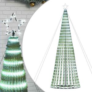 vidaXL Sapin de No&euml;l &agrave; LED 1028 LED blanc froid 403 cm