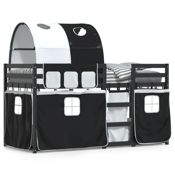 vidaXL Lit superpos&eacute; sans matelas 90x200 cm bois de pin massif