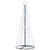 vidaXL Arbre de No&euml;l LED EKENAS 250 cm 390 LED Blanc froid Acier