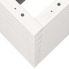 vidaXL Jardini&egrave;re blanc 70x40x68,5 cm bois de pin massif