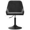 vidaXL Tabouret de bar Gris fonc&eacute; Velours
