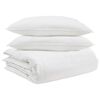 vidaXL Ensemble de Duvet avec oreiller 3 pcs Blanc Plume de canard