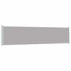 vidaXL Auvent lat&eacute;ral r&eacute;tractable de patio 117x514 cm Gris