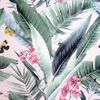 DUTCH WALLCOVERINGS Papier peint Lush Tropical Rose et bleu