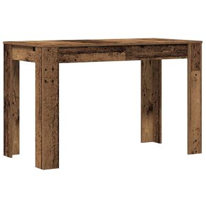 vidaXL Table &agrave; manger vieux bois 120x60x76 cm bois d'ing&eacute;nierie