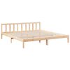 vidaXL Cadre de lit extra long sans matelas 200x210 cm bois massif pin