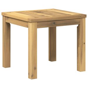 vidaXL Table basse Blanc 40 x 40,5 x 36 cm Bois d'Acacia Massif