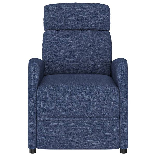 vidaXL Fauteuil inclinable Bleu Tissu