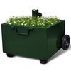 vidaXL Pot de plantes et support de parasol d'ext&eacute;rieur 2-en-1 Vert
